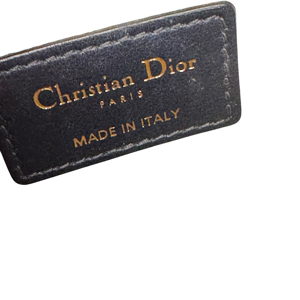 Dior Navy Trotter Monogram Luxury GHW Saddle Pouch - Picture 5 of 10